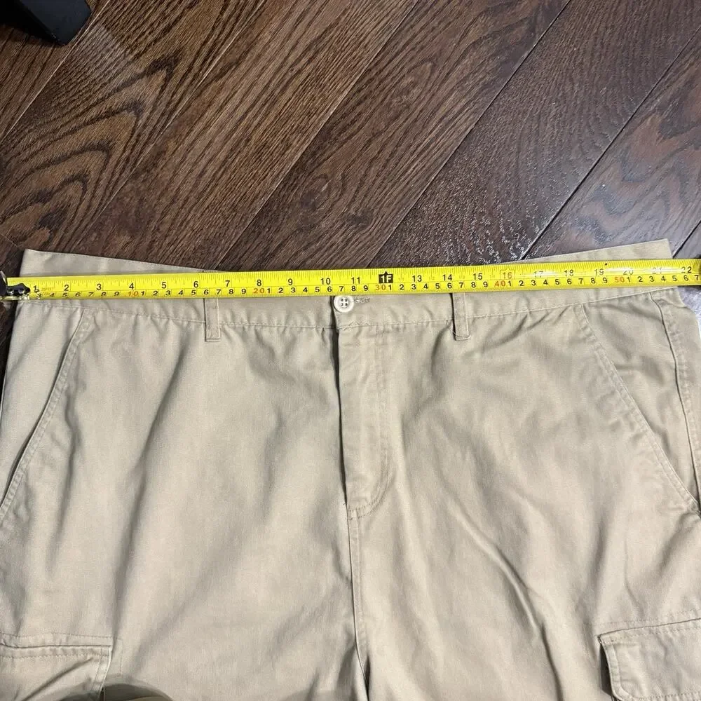 True‎ One Cargo Shorts Men’s 44 Khaki Utility Pockets Outdoor Workwear